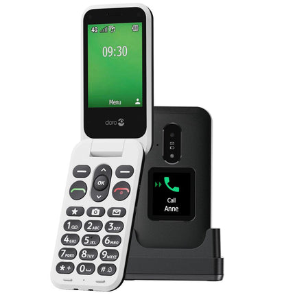SIM Free Doro Leva E30 Mobile Phone - Black and White