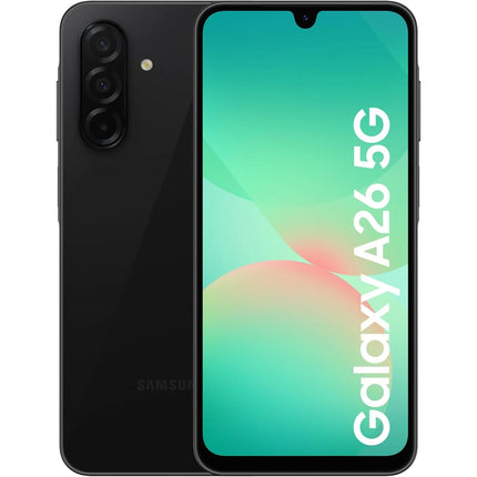 SIM Free Samsung Galaxy A26 5G 128GB / 6GB AI Mobile Phone Black