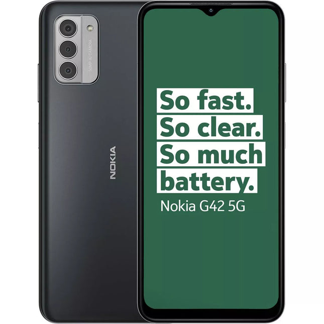 SIM Free Nokia G42 5G 128GB / 6GB Mobile Phone Meteor Grey