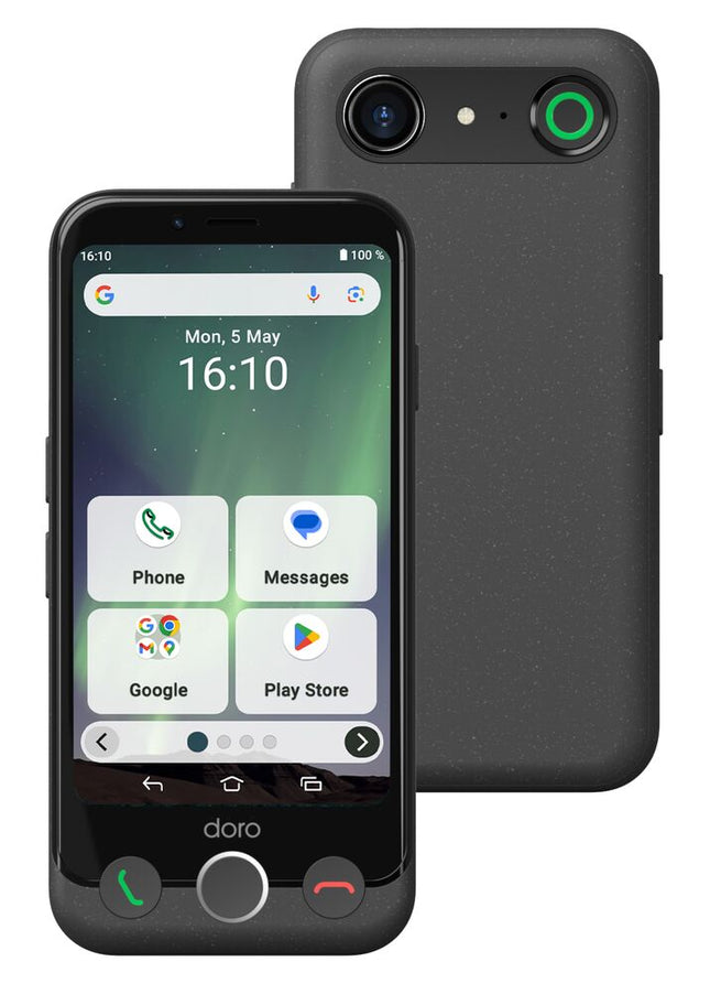 SIM Free Doro Aurora A10 64GB Mobile Phone Graphite Senior Citizen