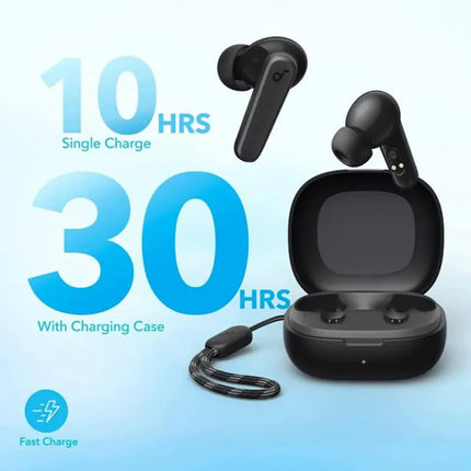 Soundcore R50I True Wireless Bluetooth Noise Cancelling Earbuds - Black | A3949G12