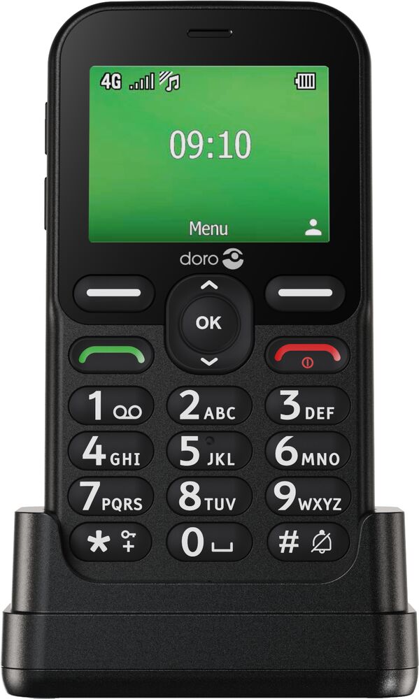 SIM Free Doro Leva E10 Mobile Phone - Black