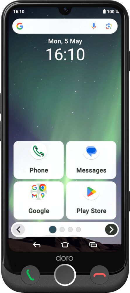 SIM Free Doro Aurora A30 128GB Mobile Phone Graphite Senior Citizen