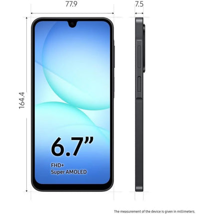 SIM Free Samsung Galaxy A17 5G 128GB AI Mobile Phone - Black