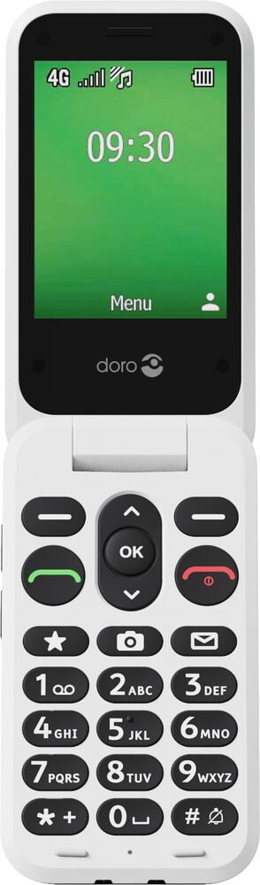 SIM Free Doro Leva E30 Mobile Phone - Black and White