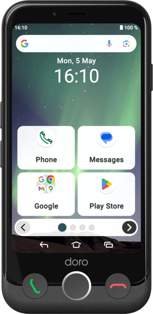SIM Free Doro Aurora A10 64GB Mobile Phone Graphite Senior Citizen