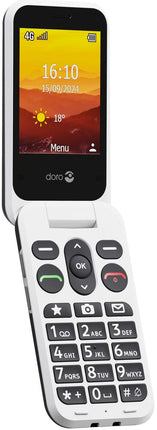 SIM Free Doro Leva L20 Mobile Phone Black and White Senior Citizen