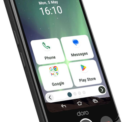 SIM Free Doro Aurora A10 64GB Mobile Phone Graphite Senior Citizen