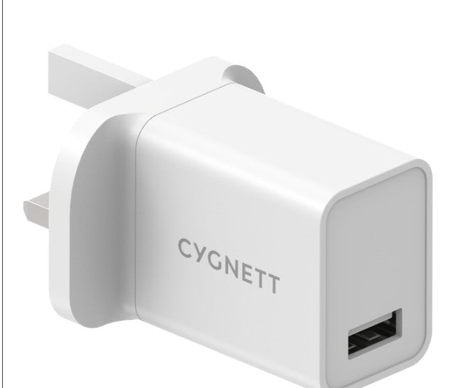CYGNETT Essentials 18W USB-A Wall Charger