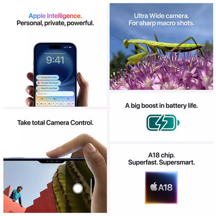 Apple iPhone 16 5G 128GB AI Mobile Phone Sim Free Unlocked