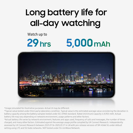 SIM Free Samsung Galaxy A56 5G 128GB / 8GB AI Phone Graphite