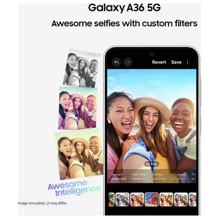 SIM Free Samsung Galaxy A36 5G 128GB / 6GB AI Phone Graphite