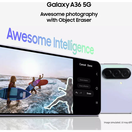 SIM Free Samsung Galaxy A36 5G 128GB / 6GB AI Phone Graphite