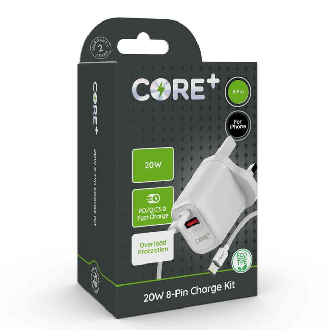 CORE+ 20W 8-Pin Charge Kit Dual