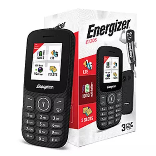 Energizer E130S 4G Mobile Phone 4.5 cm (1.77") 75 g Black - E130SAR1