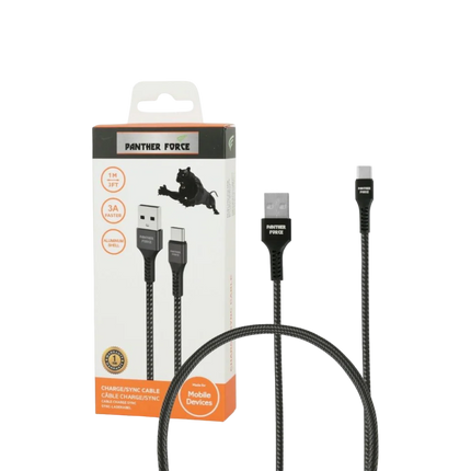 Panther Force 3A 1M Cable for USB - Micro USB PF11